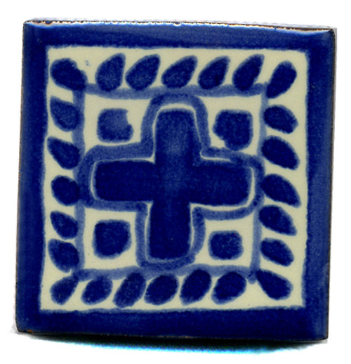 5-2-3001i - Handbemalte Fliese 5x5, Cozumel