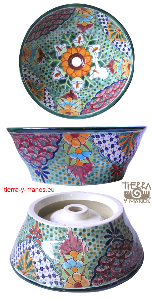 3-13-502 - Aufsatz-Waschbecken Flores Talavera
