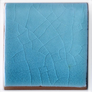 9-8-3405 - Handbemalte Fliese 5x5 - englischblau