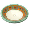Waschbecken oval, 51x42 Lilia Mostaza