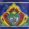 Handbemalte Fliese 15x15 - Caribe 31