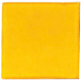 9-11-05 - Handbemalte Fliese 10x10 - mango gewaschen dunkel