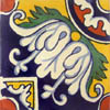 Handbemalte Fliese 15x15 - Gotico