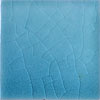 Handbemalte Fliese 5x5 - englischblau