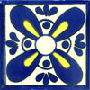 Handbemalte Fliese 10x10 - Avión