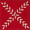 Relief-Serie 10x10 Arbor fondo rojo