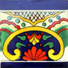 Handbemalte Fliese 15x15 - Arco