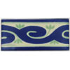 Cenefa, halbe Fliese, Ola Azul