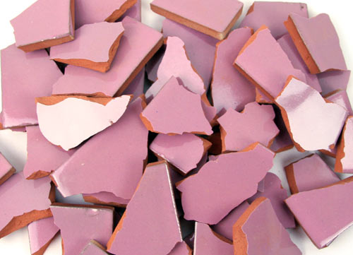 M-3650-4K - Mosaikfliesen, Bruchfliesen, 4KG - rosa