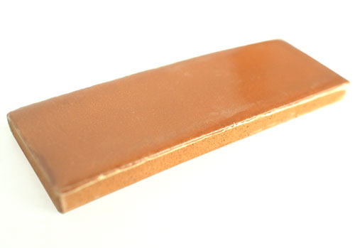 9-8-56-12 - Riemchen 3,3 x 10 cm, braun gewaschen
