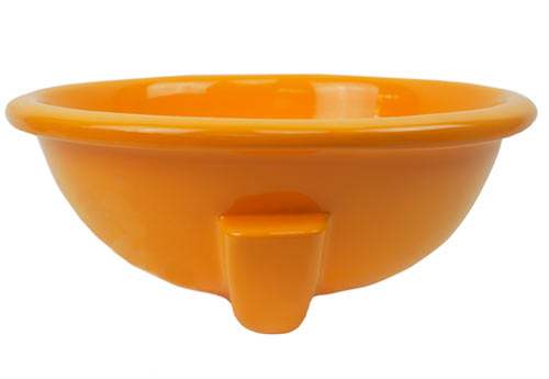 Waschbecken rund, 34,5cm, mango