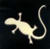 Outdoor Relief-Fliese - 10x10 - Gecko blanco - negro