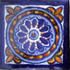Handbemalte Fliese 5x5 - Granada