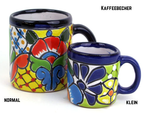  Kleiner Kaffeebecher, handbemalt - hellgrün