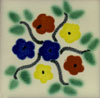 Handbemalte Fliese 5x5, Bouquet