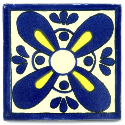 5-2-33-70 - Handbemalte Fliese 10x10 - Avión