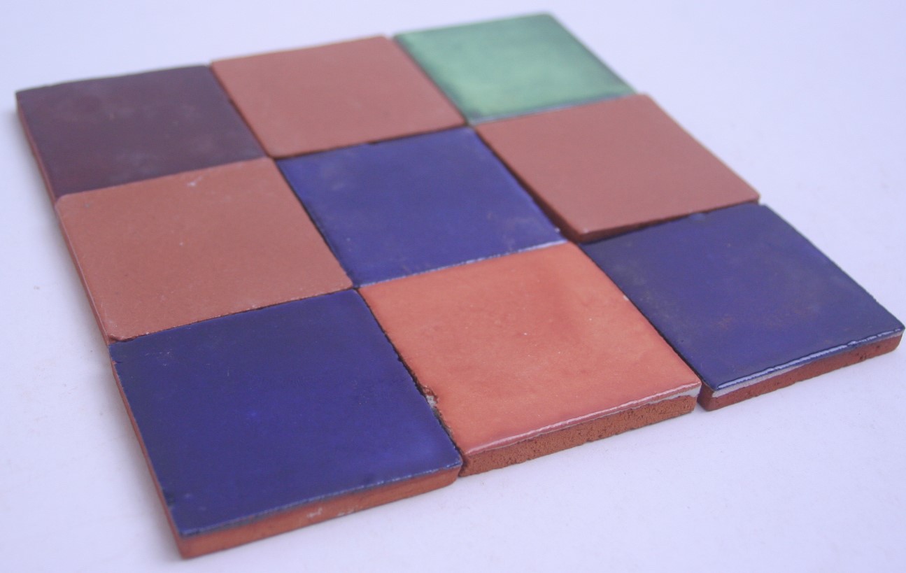 Fliesenset 18 Stück 5x5 bunt Mix 1 (2 Sets)
