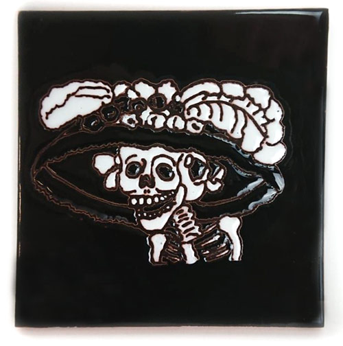 9-25-020-neu - Relief-Fliese 15x15 - La Catrina