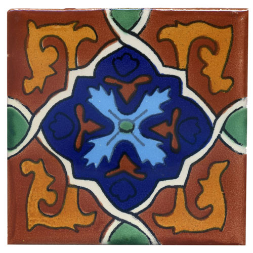 5-2-33-39 - Handbemalte Fliese 10x10 - Avila