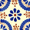 Handbemalte Fliese 15x15 - Madrid