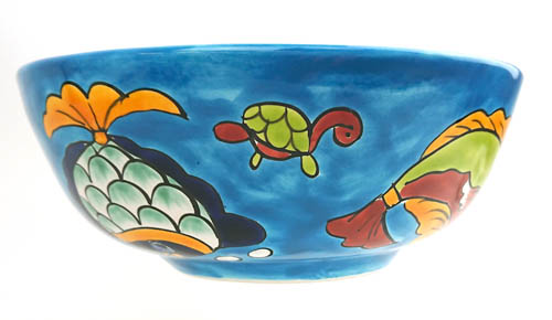 3-18-501 - Mini-Waschbecken, rund 28 cm, Fische