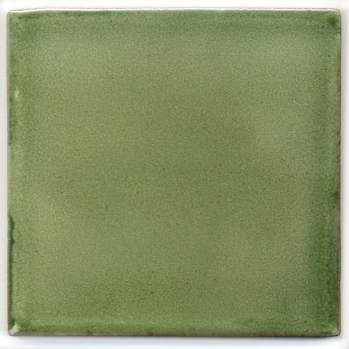 9-8-3646 - Handbemalte Fliese 10x10 - greenish