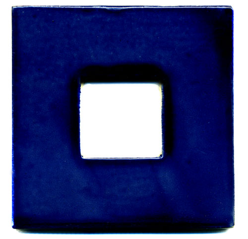 9-09-14 - Fenster-Fliese für 3x3-Fliesen - blau gewaschen