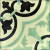 Handbemalte Fliese 10x10