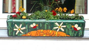 Mosaikfliesen, Bruchfliesen, 900g - grün
