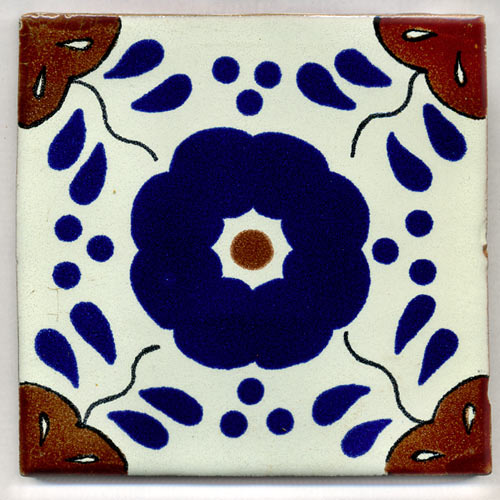 5-2-38-49 - Handbemalte Fliese 15x15 - Hacienda TC